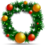 Christmas wreath icon 64x64